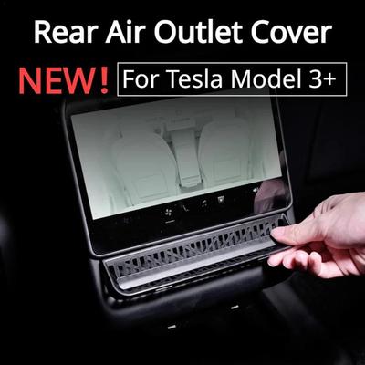 Крышка воздухозаборника для заднего воздухозаборника для Tesla Highland 2024, подлокотник, защитный кожух кондиционера, аксессуар для салона автомобиля