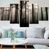 5Pcs Dark Forest Pictures Canvas Paintings Wall Poster Home Decor 5 Pieces HD Print Art No Framed 5 Panel Room Decor Modern