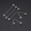 Safety Chain for Dangle Jewelry For Women Silver Plated Charms Amulet Pendant