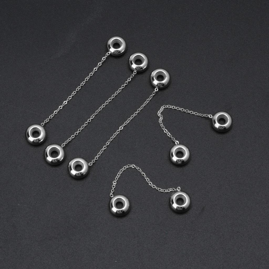 Safety Chain for Dangle Jewelry For Women Silver Plated Charms Amulet Pendant