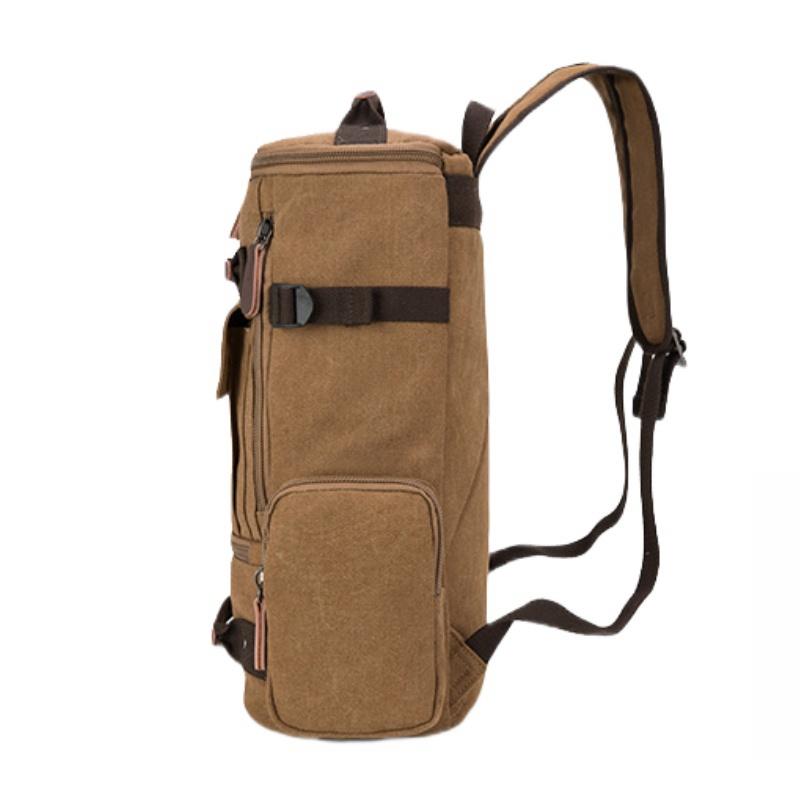 Винтажные износостойкие 16 A промытые холщовые мужские рюкзаки для скалолазания, походов, путешествий, портативные многофункциональные многослойные мужские сумки