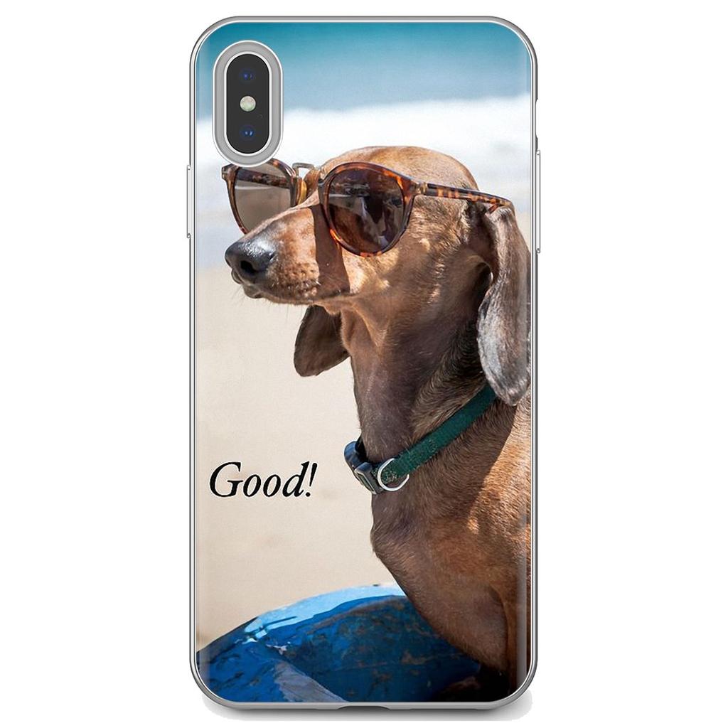 Мягкий чехол для iPhone iPod Touch 11 12 Pro 4 4S 5 5S SE 5C 6 6S 7 8 X XR XS Plus Max 2020, мягкий чехол с силуэтом таксы, щенков, собак