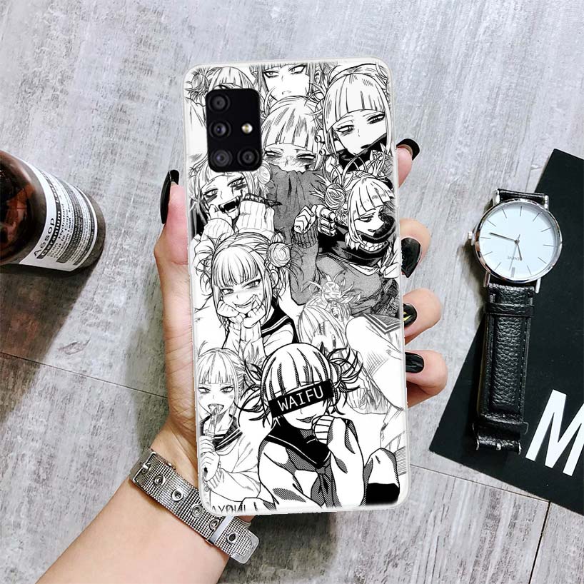 Anime Himiko Toga Waifu Phone Case For Samsung Galaxy A52 A53 A12 A13 A22 A23 A32 A33 A72 A73 A42 A02S A03S 5G A50S Cover Coque