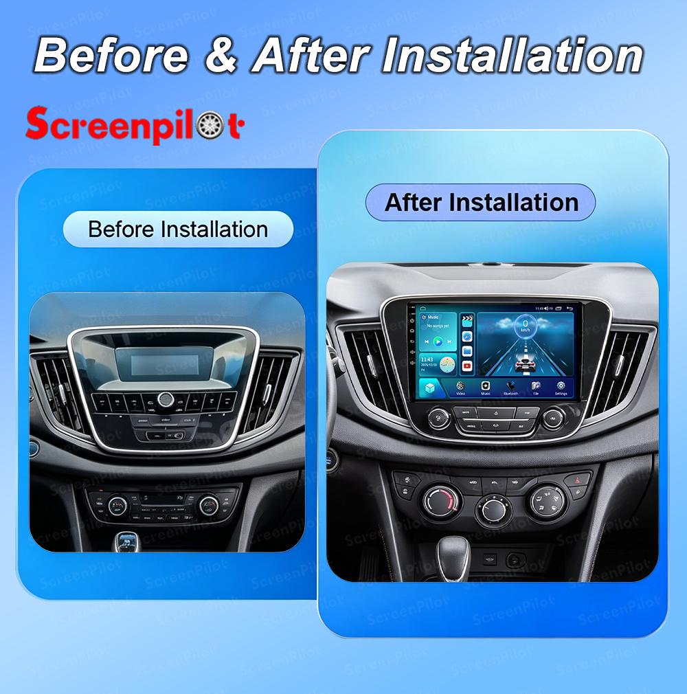Android 16 For Chevrolet CAVALIER 2016-2019 Car Radio Stereo Head Unit Multimedia Video Player Mirror Link Touch Screen 8 Core