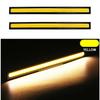 2X 16mm 17mm Led Strip Fog Light Drl White Cob Outdoor Waterproof 12v Red Car Daytime Running Auto Headl Narrow Ultra Thin