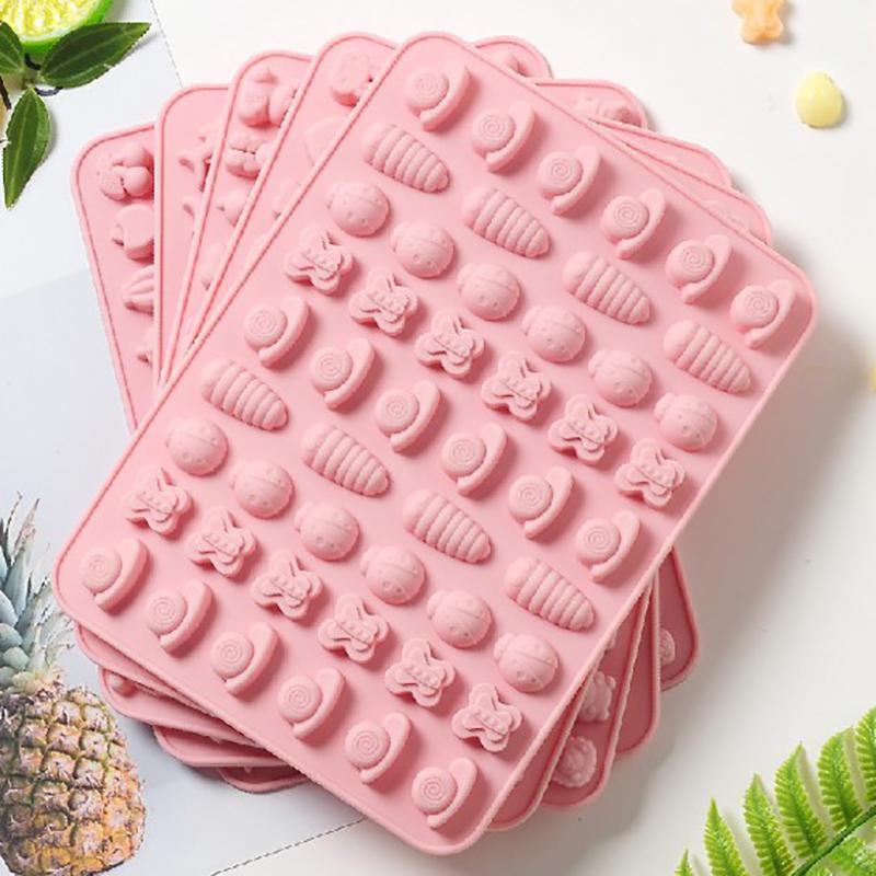 Миниатюрная форма для конфет Фрукты Животные Силиконовая форма для конфет Жевательная форма Сахарное искусство