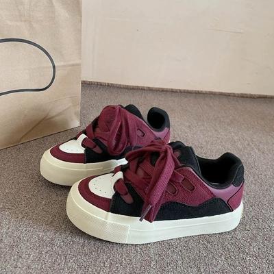 Модная женская повседневная обувь Весна Новая мода Перекрестная шнуровка Увеличение высоты Платформа Кроссовки Дышащие Удобные Нескользящие Балетки