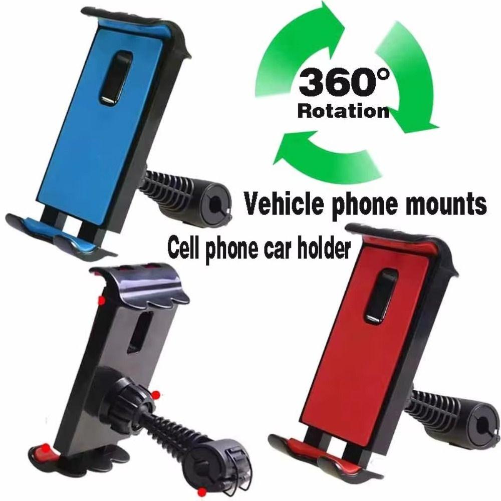360 Rotation Car Headrest Mount Adjustable Tablet Stand Holder Mobile Phone Mount  Computer Stand