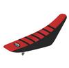 Водонепроницаемая подушка сиденья мотоцикла, противоскользящая резиновая защитная накладка, черно-красная