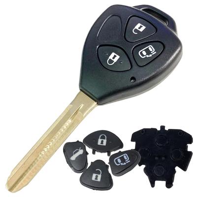Запасной ключ Toyota Front 3 кнопки Hiace 200 Series Isis 10 Series Porte 10