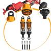 2 Pieces Hydraulic Shock Absorbers for RC Car 1/12 1/16 Replacement Upgrade Dampers Set Shocks