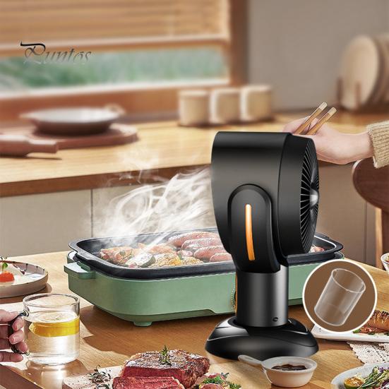 Дымосос для помещений, портативный вентилятор Puff Chill с супервсасывающим очистителем дыма, фильтрами, отрицательными ионами, дымосос USB