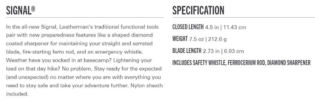 Leatherman YL833183 Сигнальный многофункциональный инструмент 19 функций Ножны Гуава (0247)