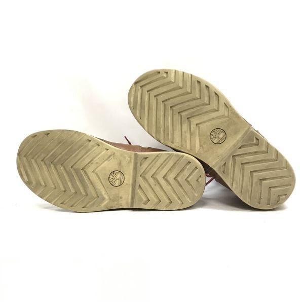 Timberland Кожаные рабочие ботинки на шнуровке с 9 отверстиями, коричневые, размер 8 (26,0 см) Мужской(ИСПОЛЬЗОВАЛ)