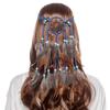 Haimeikang Bohemian Hippie Headband Dream Catcher Feather Headdress Fashion Peacock Feather Headbands Hair Accessories