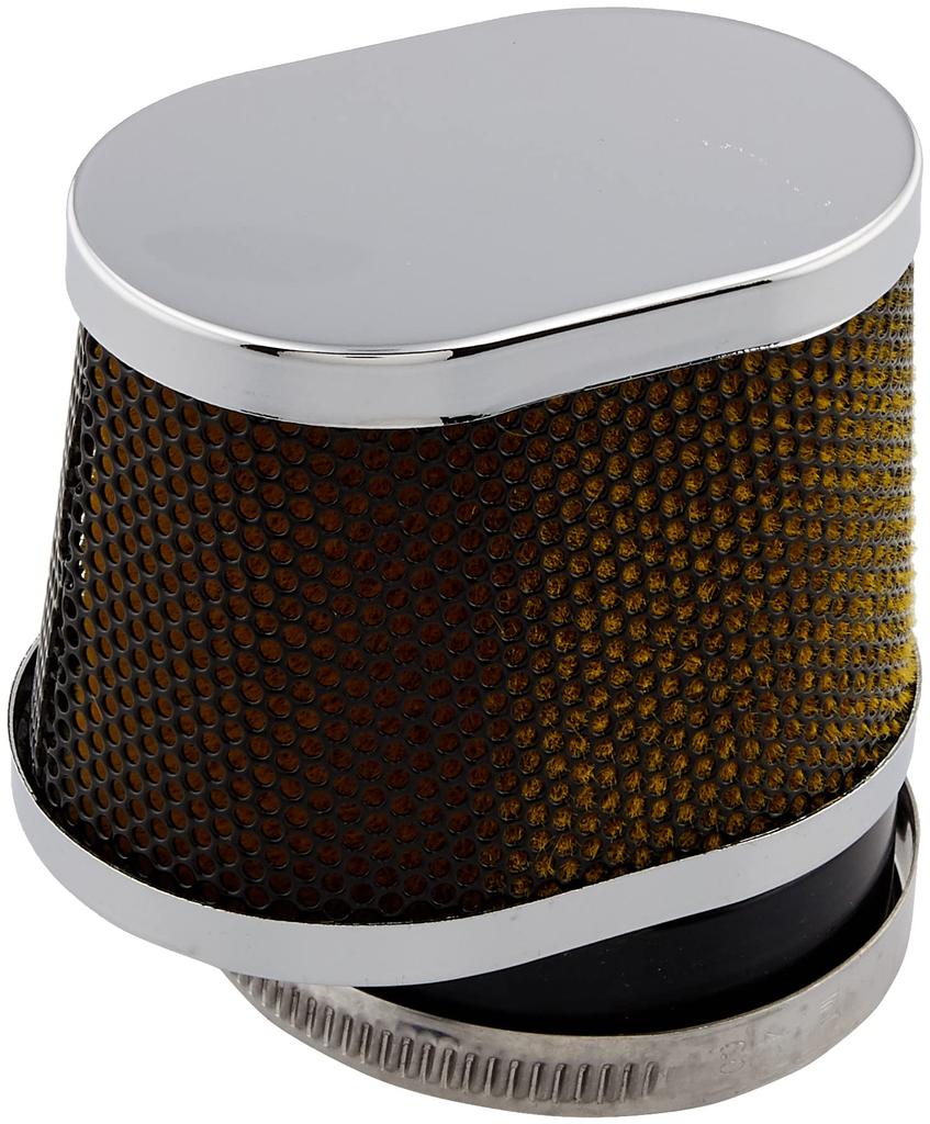 Kijima 102-056 Universal 00° Oval Motorcycle Parts Power Air , Mounting Diameter 2.1 inches