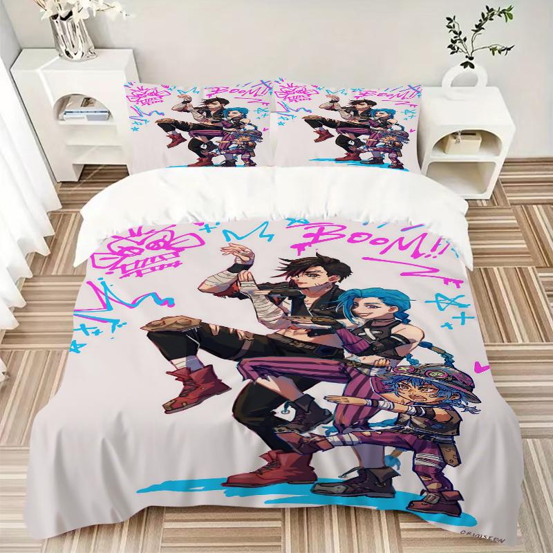 3Pcs Friendship Adventure Bedding Sets For All Sizes New 3D Printed Bed Cover Comforter Duvet Cover Pillowcase Bedroom Decoration