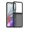 Для Motorola Razr 60 Серебристый Щит Ощущение Кожи Чехол для Телефона 2-в-1 Противоударный Маслостойкий Чехол для Телефона