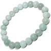 Jade Power Stone Bracelet Prayer Beads Jade Bracelet Accessories Natural Stone Health Luck Eternal Youth [hibikurasu] (7-8mm)