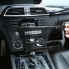 Для Mercedes Benz C-Class W204 2010-2014 ABS Декоративная рамка-наклейка на панель центральной консоли автомобиля, отделка, аксессуары
