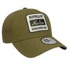 New Era Patch Line Cream 9FORTY E-Frame Adjustable Cap, Mens green Cap