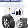 Tire Repair Nails, Car Vacuum Tire Repair Rubber Nail Kit, Self-Service Rubber Screw Tire Plugs, Quick Puncture Repair Tools, Suitable For Car,