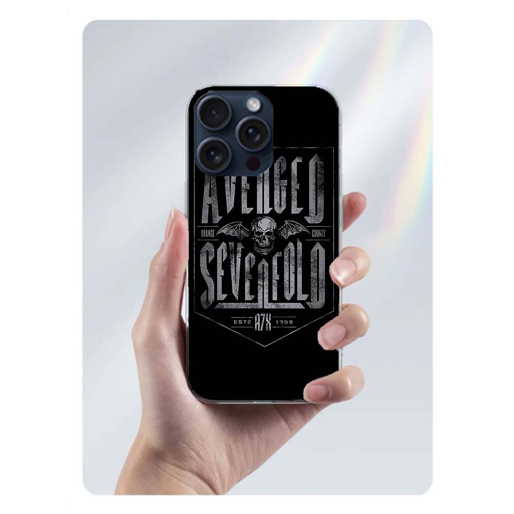 A-Avenged Sevenfold Прозрачный чехол для телефона для iPhone 17 Air 16 Pro Max 15 Pro 14 Plus 17E 16E 11 13 12 Mini Чехлы Fundas Cell T
