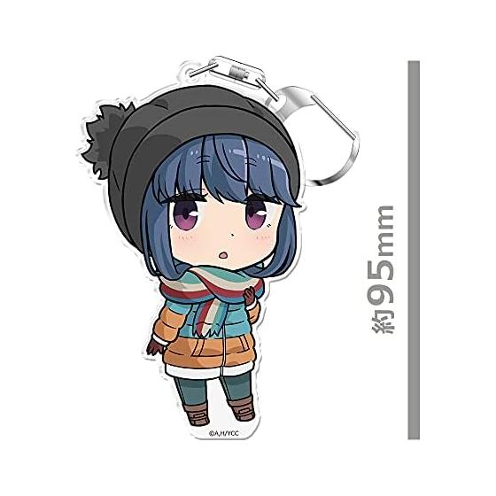 Yurucamp PuniColle! Брелок (с подставкой) Шима Рин [2 сезон]