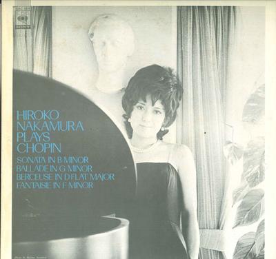 LP Record ХИРОКО НАКАМУРА - Шопен: Соната для фортепиано Нет. 3 в си миноре 25AC1399 CBS SONY Япония Классика Б/У
