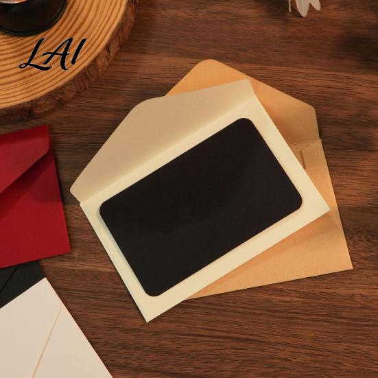 Compact Note Card Sleeves 10Pcs Small Blank Envelopes Multi‑Color Mini Envelopes for Gift Thick Paper Storage Bags Cards Greeting Invitations DIY