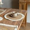Японская западная еда мат корейский джут уличная вечеринка американский юго-восток Азии однотонный кружевной обеденный стол изоляционный мат подставка