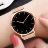 Womens Watches Fashion Simple Watches Bracelet Set Mesh Belt Luxury Ladies Quartz Wristwatches
