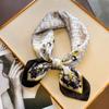 70 * 70cm New Silk Small Square Scarf For Women'S Neck Protection Professional Scarf Versatile Hair Tie Headscarf Scarf