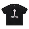 Cross-border new graffiti letter printing European and American street trendy brands loose and versatile casual men's and women's short-sleeved round
