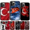 Чехол для телефона с флагом Турции Ататюрка для iPhone 17 Air 16 16e 15 Plus для Apple 13 11 12 14 Pro Max Чехол coque fundas