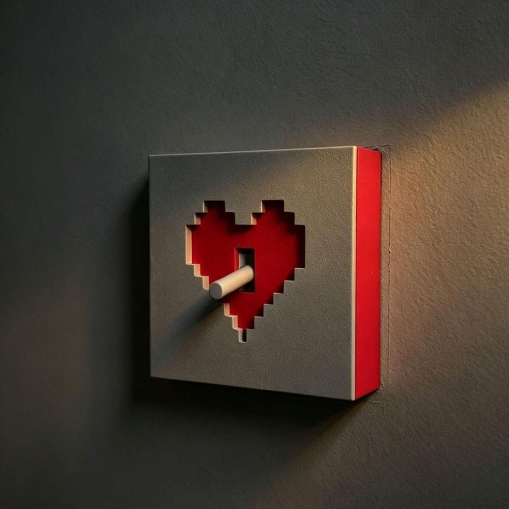 Retro Game Style Wall Switch Plate Decor Shell Toggle Switch Frame Cover Wall Toggle Switch
