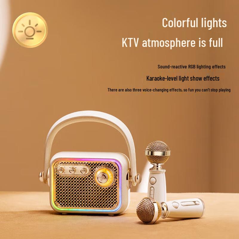 Mao King M1K Portable KTV Speaker with Dual Mics