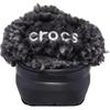 Crocs Классические клоги на флисовой подкладке Удобные Универсальные Поддержка Низкий верх Обувь для малышей Детские клоги Черный 212857-001