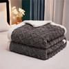 Бархатное одеяло из ягненка, одеяла и пледы для дивана, флисовые пледы, зимние теплые пледы для дивана, толстые шерстяные одеяла, пододеяльник