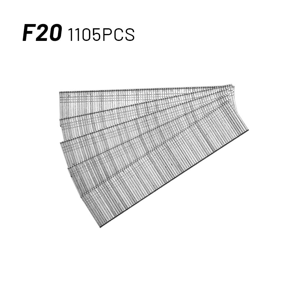 1105 шт. F15/F20/F25/F30 Пневмопистолет для гвоздей Прямые гвозди-шпильки Нержавеющая сталь Скобозабивной пистолет Скобы для мебели DIY Инструменты для деревообработки