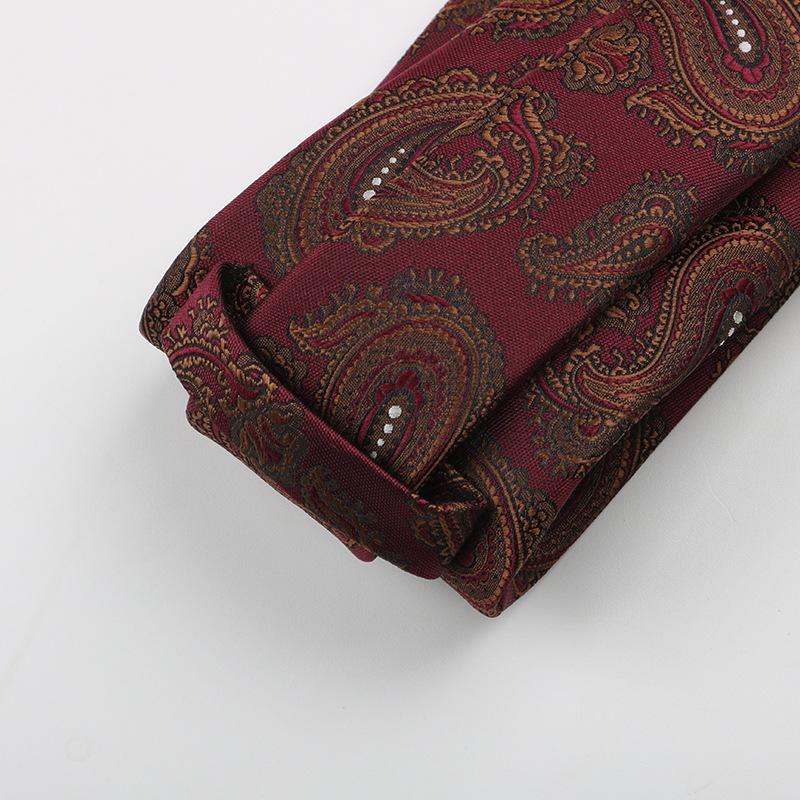 Деловой галстук мужской ручной работы, свадебный для жениха, для работы, банкетный, высококлассный узор, 8 см длиной