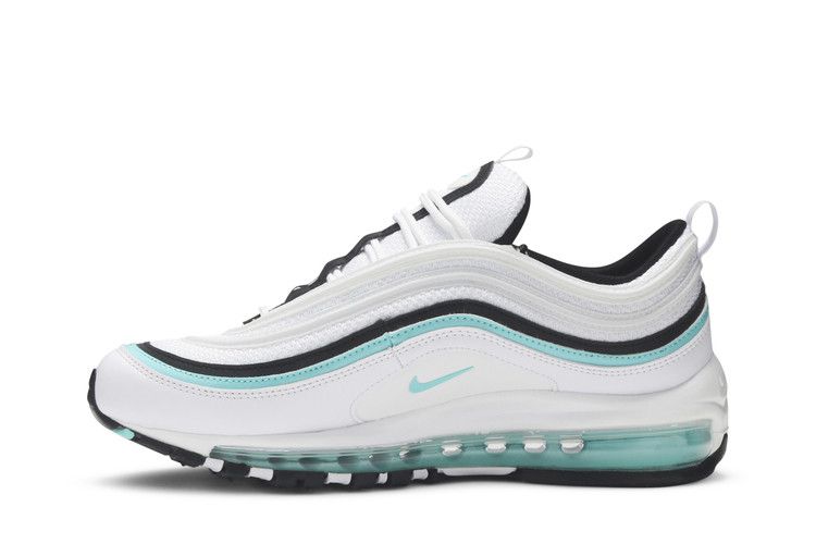 Women's Sneakers Nike Air Max 97 Aurora Green White (Women's) White/Aurora Green-Black-Black-Photon Dust