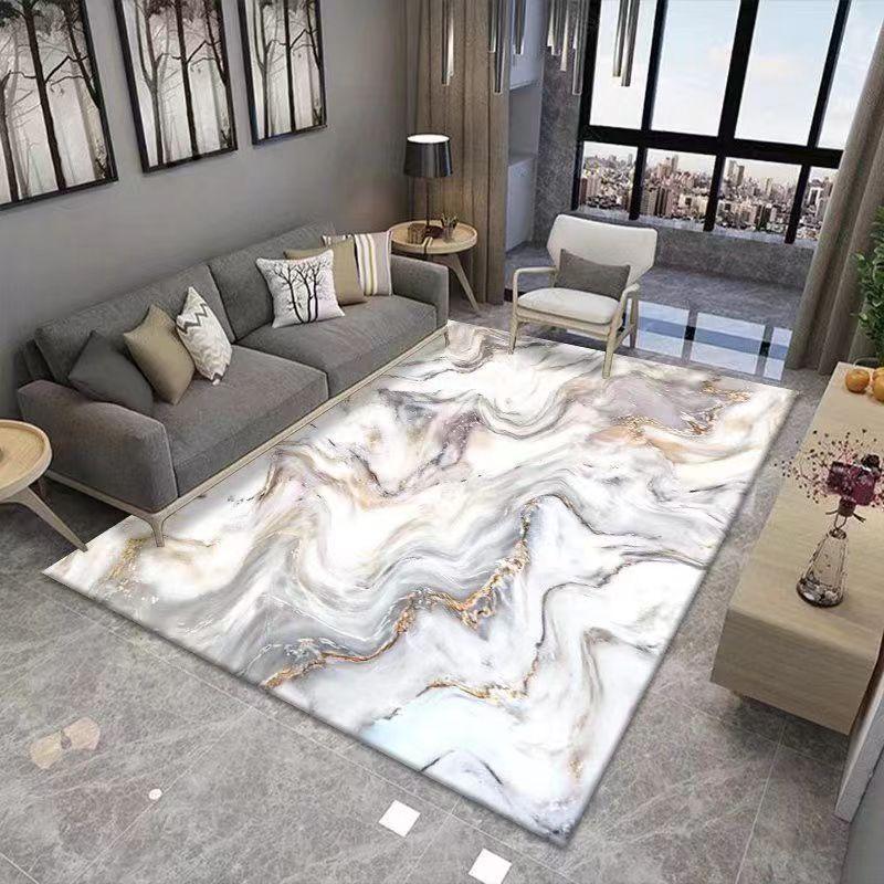 Living Room Carpet Nordic Coffee Table Sofa Ink Painting Artistic Conception Home Bedroom Bedside Carpet
