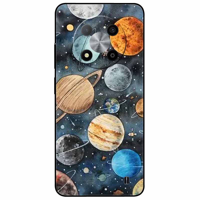 For ZTE Blade A73 5G Case Silicone Tiger Cat TPU Black Bumper Para for ZTE BladeA73 A73 5G Phone Cover Soft Protective Coque
