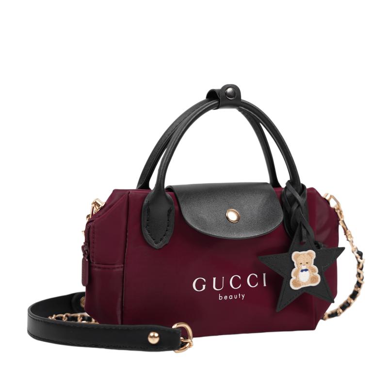 Gucci Косметичка в стиле DIY Ся Сюнси Нишевая Модная Высококачественная Легкая Зрелая Простая Модная Универсальная Классическая Летняя Сюнси
