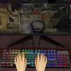 Проводная USB-клавиатура RGB-подсветка Игровая клавиатура Механическое ощущение клавиатуры 104 клавиши Стандартная клавиатура для ноутбука с Windows