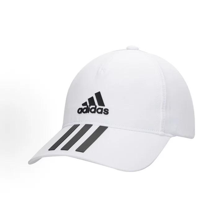 Adidas 3‑Stripes Printed Polyester Headwear, Adjustable Breathable UV‑Shield Hat for Training, Running & Street‑wear GM4511