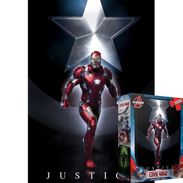 Пазл Life Avengers Iron Man Jigsaw Puzzle Luminous PLM1005, 1000 деталей, разные цвета Пазл, Детские игры, Развивающие игрушки