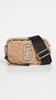 Marc Jacobs One Size Snapshot, черный, бежевый,