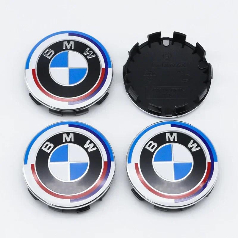 4PCS Car Wheel Center Hup Caps Wheel Cover For BMW F34 F32 E36 E53 E60 E90 E91 X6 X5 X3 G30 G11 Tyre Tire Rim Cover Protector